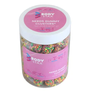 Nerds Gummy Clusters Candy, 3 oz and 7 oz Reusable Jars