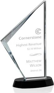 Starfire Sail Award with Left-Edge Bevel