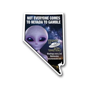 Custom Nevada State Magnet