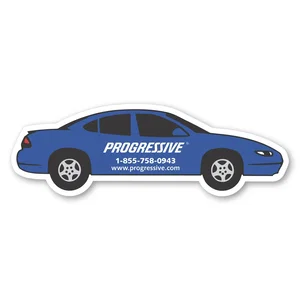Personalized New Car 4-Door Magnet