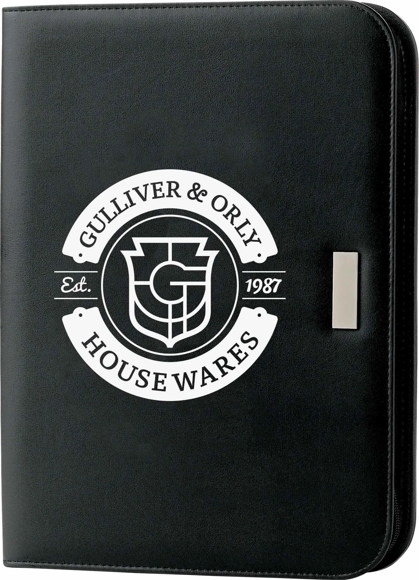 Custom New Yorker Padfolio with Solar Calculator — view 4
