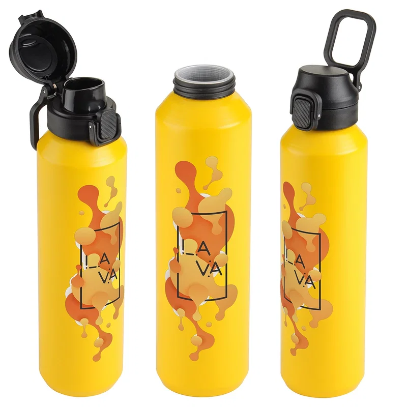 Close-up of the mouthpiece opening on the custom Nexus Aluminum Bottle