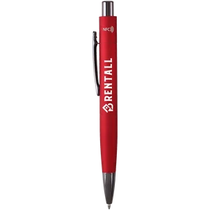 NFC Technology Aluminum Ballpoint Pen with Soft-Touch Oval Barrel