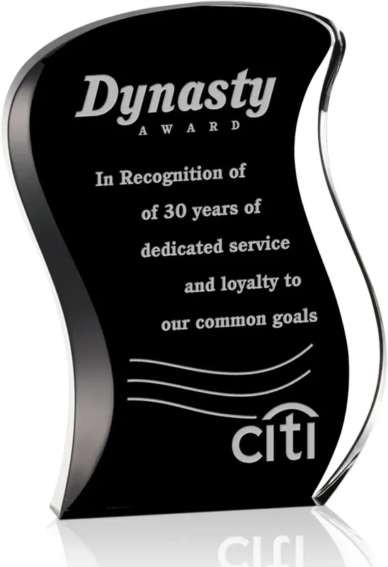 Custom Acrylic Nicholson Recognition Award — view 3