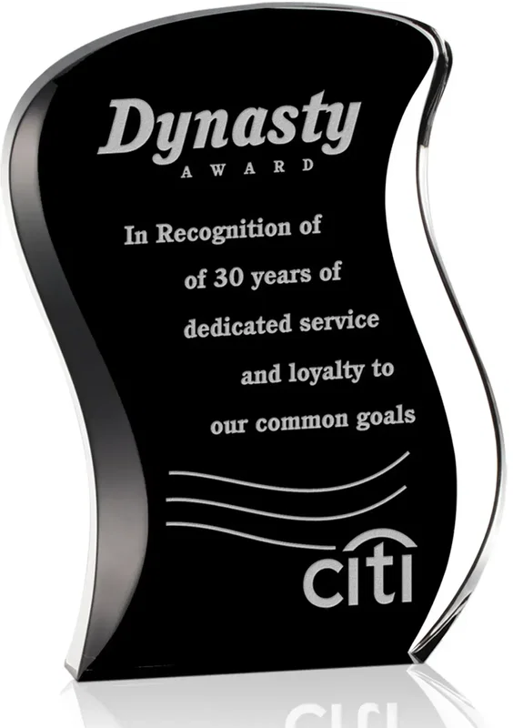 Custom Acrylic Nicholson Recognition Award — view 4