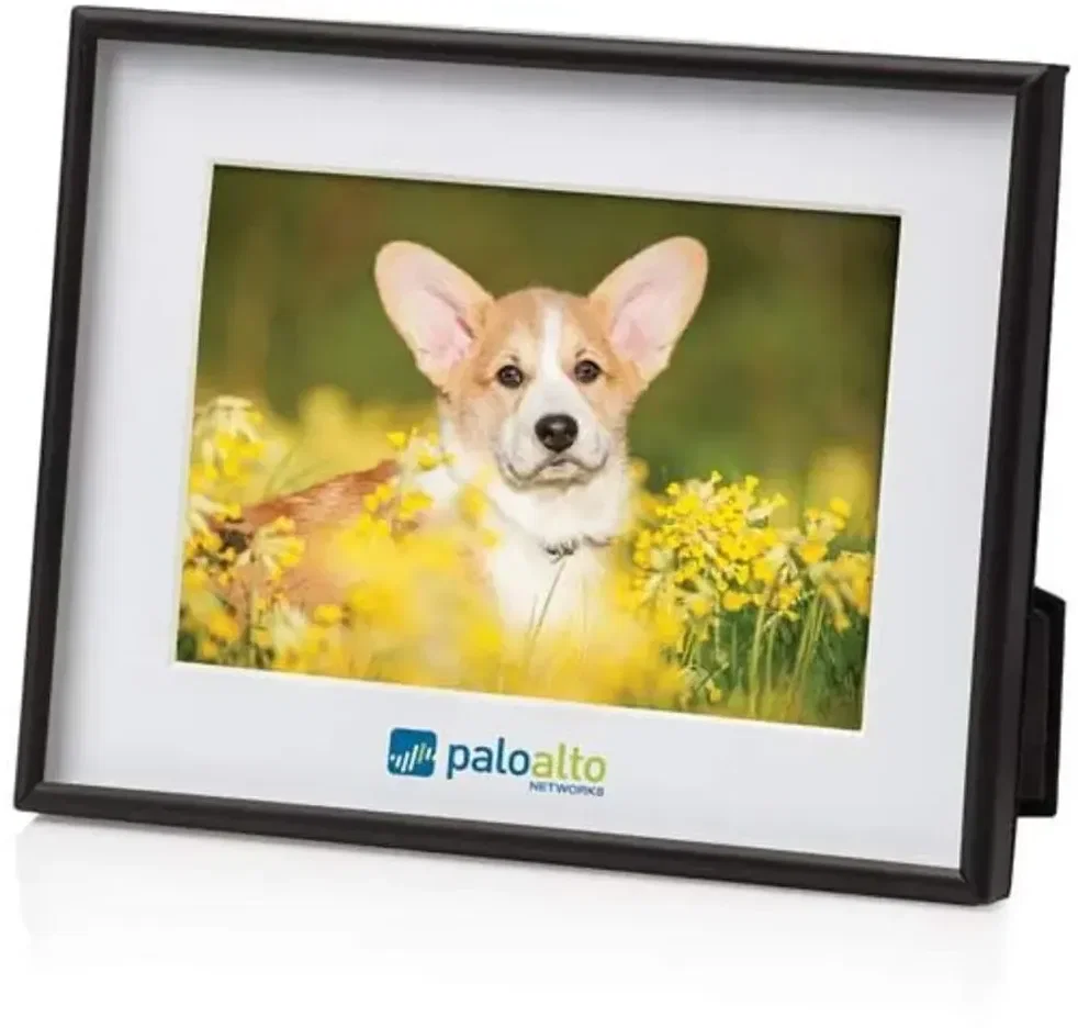 Custom Ebony & White Photo Frame for Promotional Use — view 2