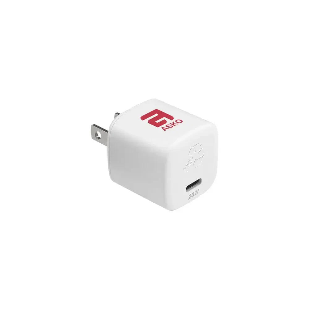 Nimble Wally Subnano 20W USB-C Wall Charger - White — view 2
