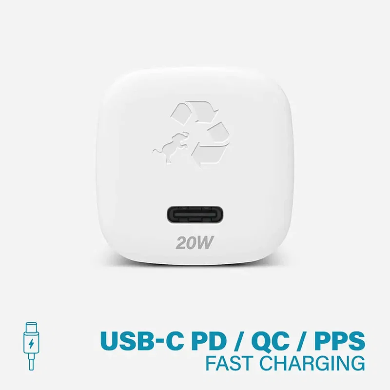 Nimble Wally Subnano 20W USB-C Wall Charger - White — view 8