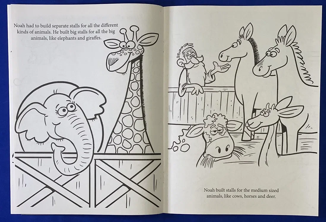 Noah's Ark Coloring and Activity Book — view 2