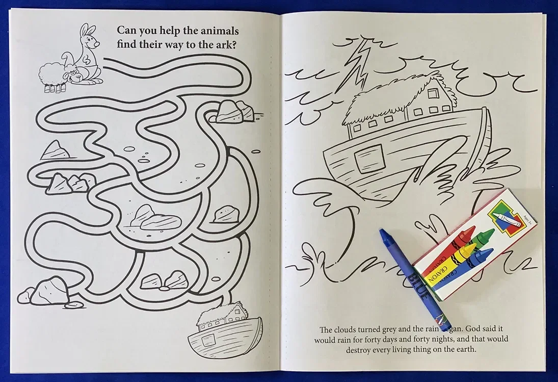 Noah's Ark Coloring and Activity Book — view 3