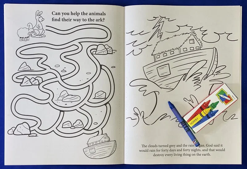 Noah's Ark Coloring and Activity Book — view 3