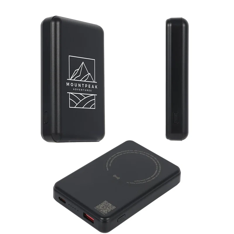 Side profile of the Noble Power Bank showing its slim charging base
