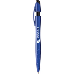 Plastic Ballpoint Pen with Metallic Shimmer Finish, 5 11/16" L