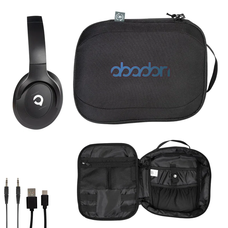 Noise Cancelling Headphones With Travel Pouch — view 2