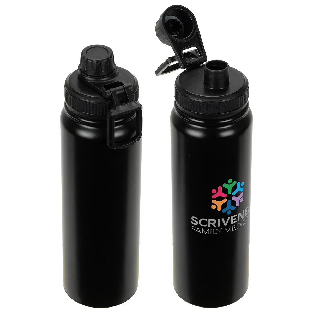 Custom branded Nomad infuser bottle, removable infuser detail