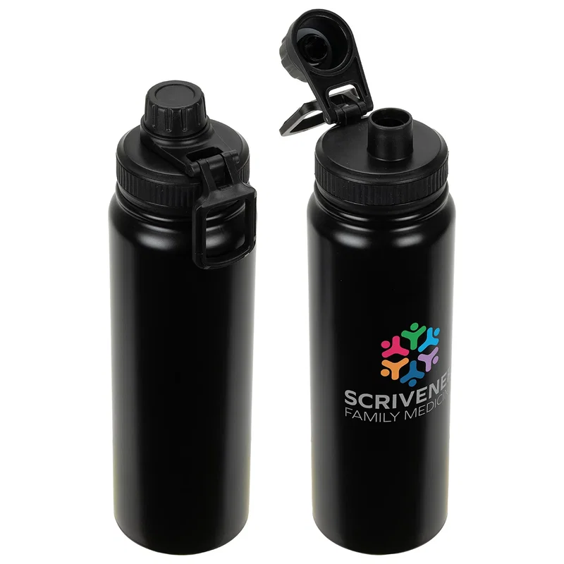Custom branded Nomad infuser bottle, removable infuser detail