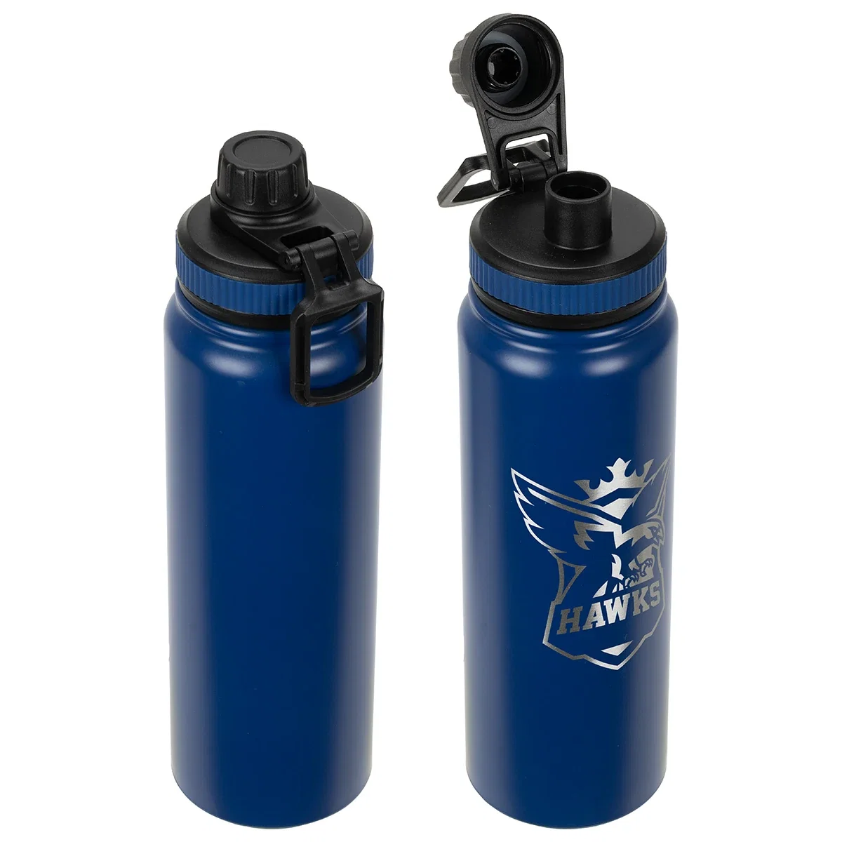 Nomad 27 oz promotional insulated bottle, side profile