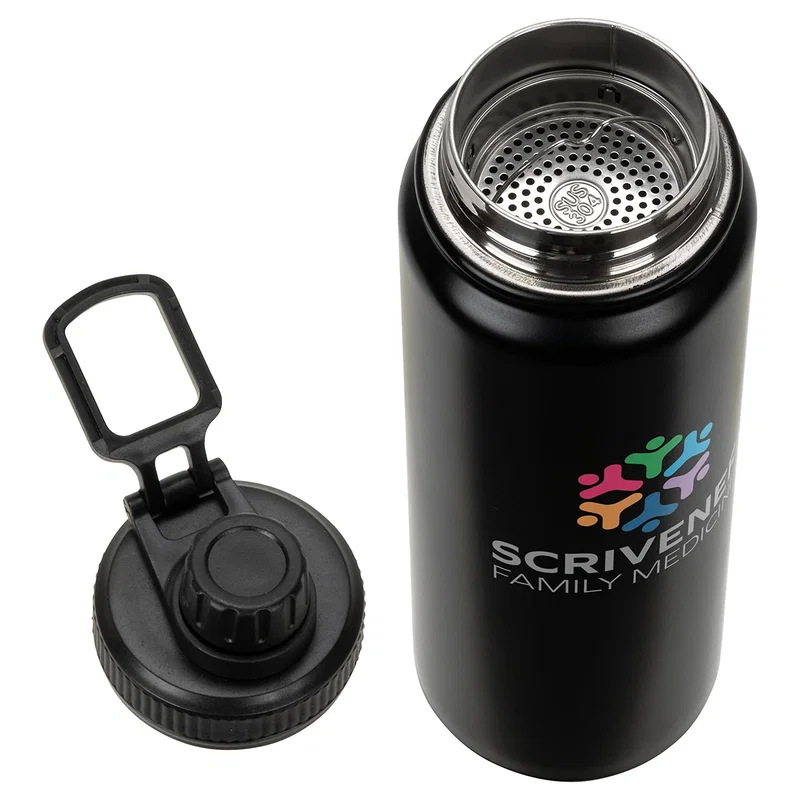 Custom Nomad insulated bottle color options with branding