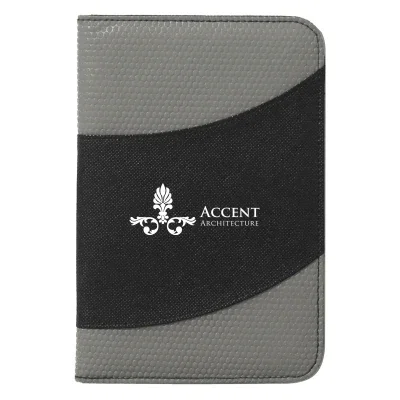 Junior padfolio made from bubble-textured non-woven material, front view