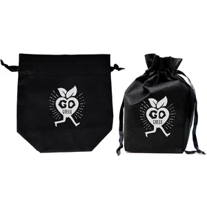Polypropylene Drawstring Pouch Bag, 9 x 10 Inches