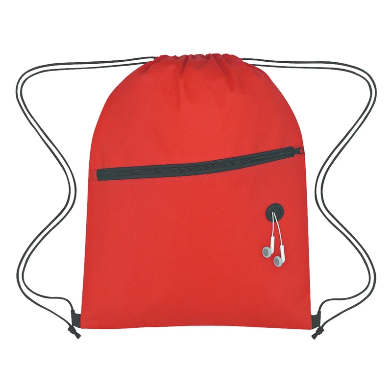 Flat panel above the pocket suits a large imprint