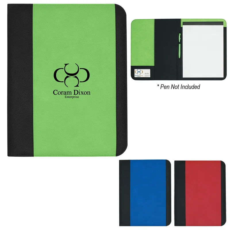 Imprinted Non-Woven Large Padfolio — view 6
