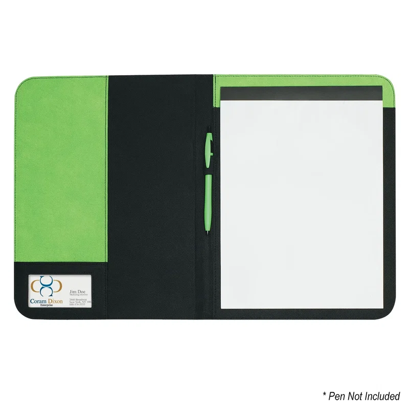 Imprinted Non-Woven Large Padfolio — view 7