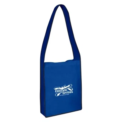 Adjustable shoulder strap crossing the body of a wearer