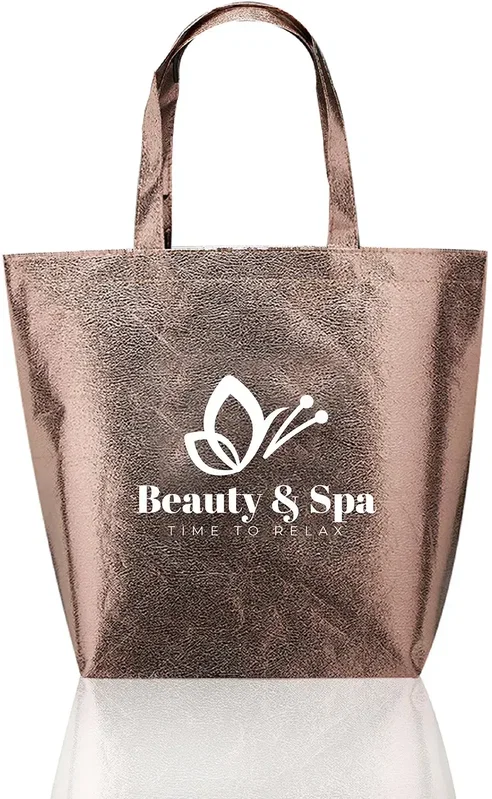 Opulent Metallic Tote Bag (1 Color) — view 3