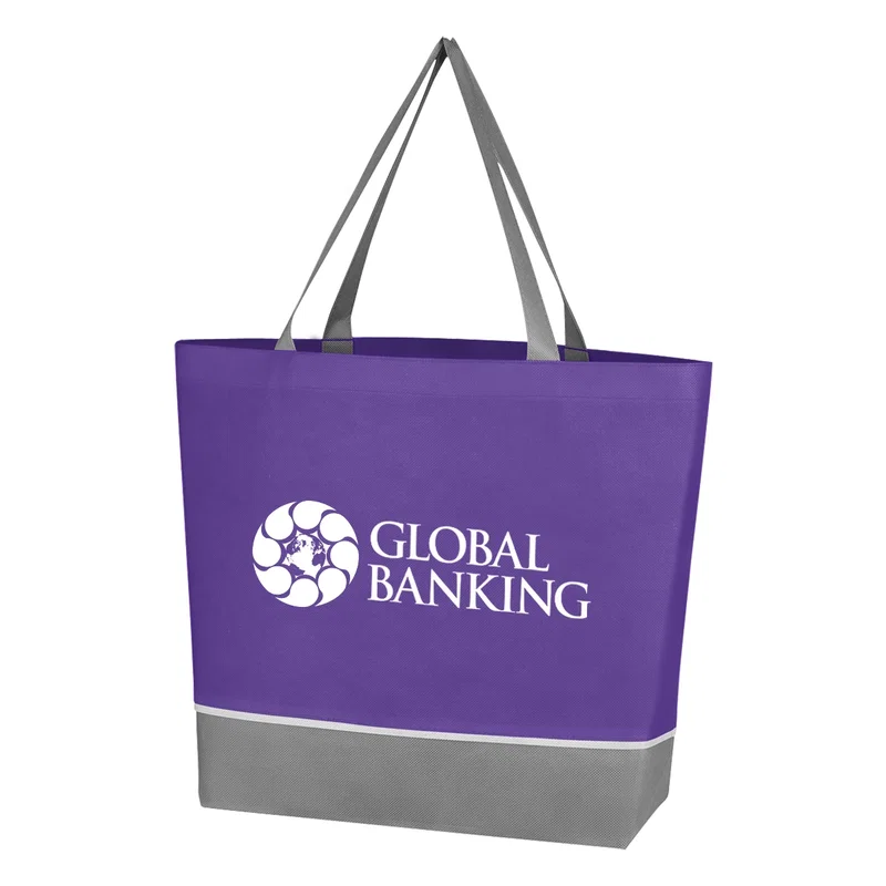 Imprinted Non-Woven Overtime Tote Bag — view 5