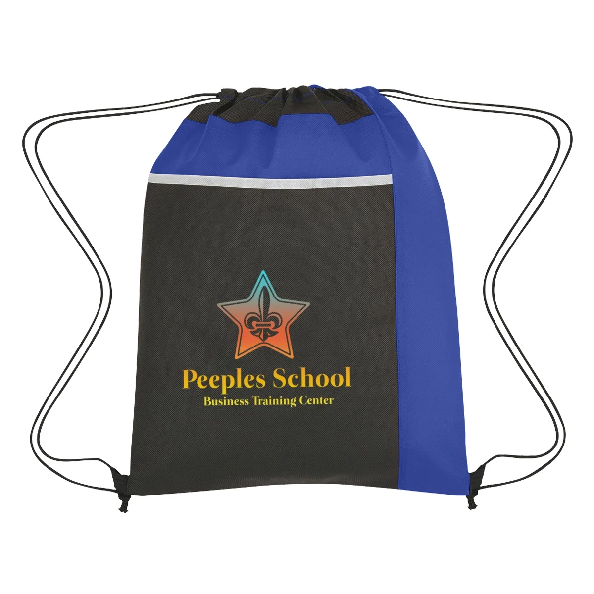 Back panel displayed clearly across the recycled sports pack