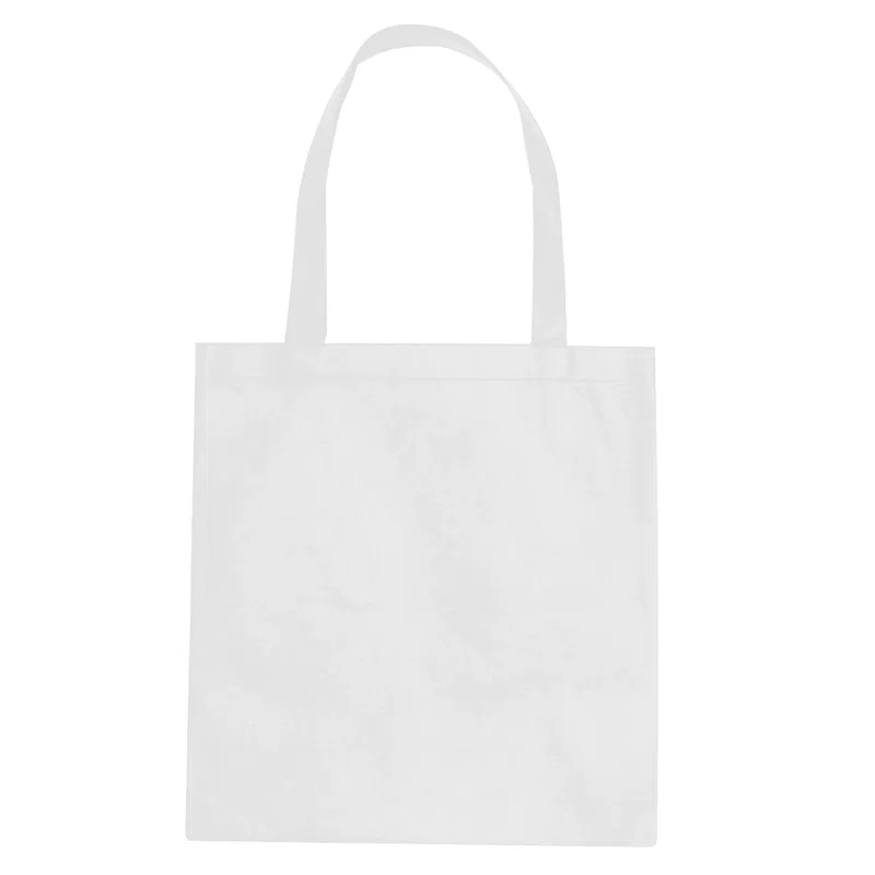 Overhead flat lay of the empty tote
