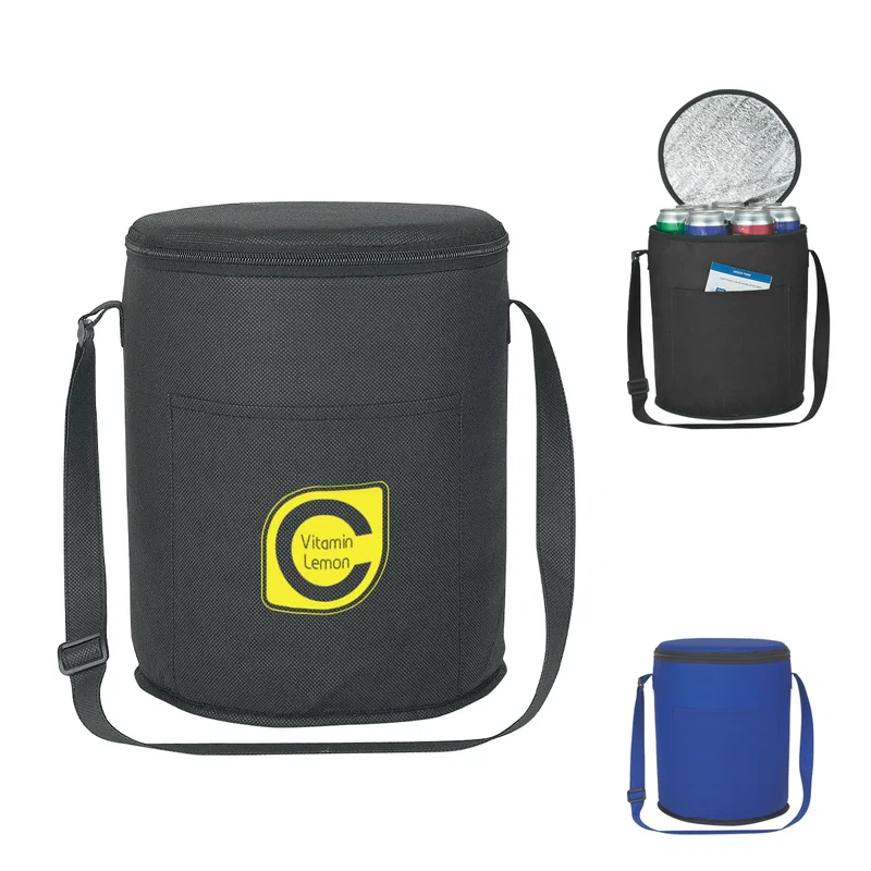 Non-Woven Round Cooler Bag — view 9