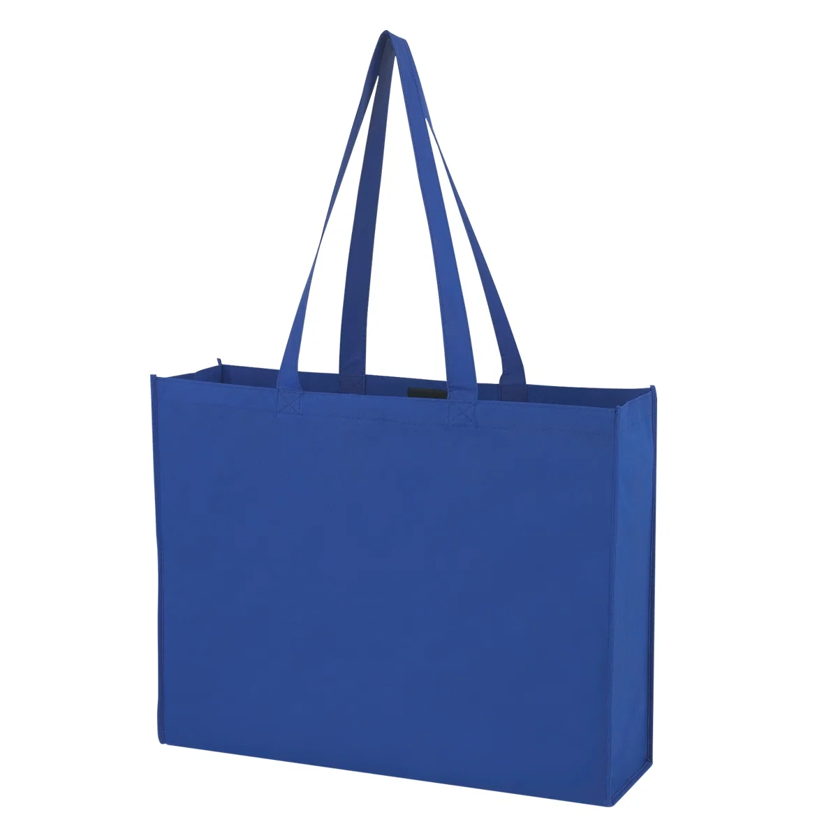 Interior view of the empty non-woven shopping tote