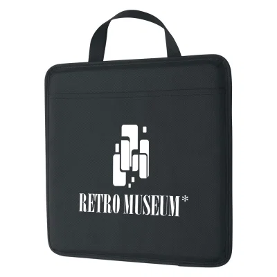 Top surface offers a wide area for a printed design