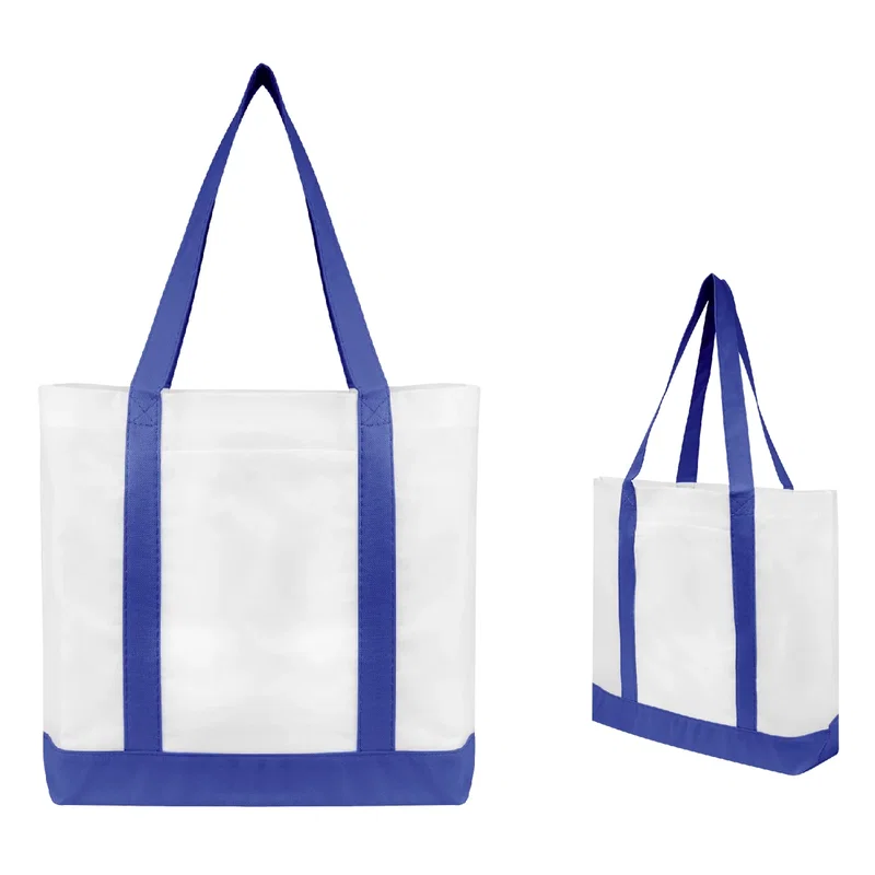 Eighteen inch wide bag shown open at the top