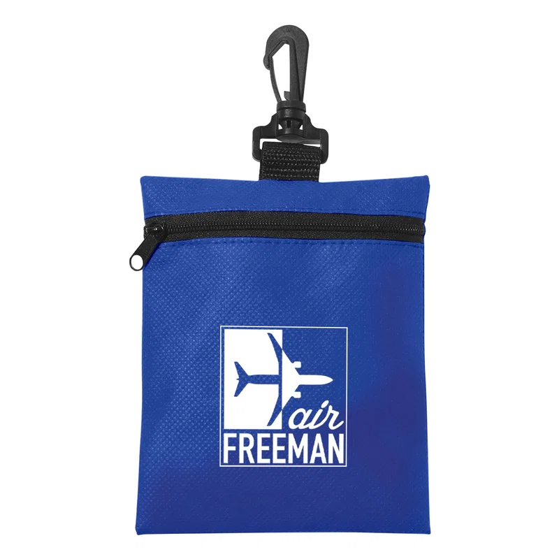 Imprinted Non-Woven Zippered Pouch — view 4