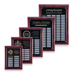 Piano Finish Perpetual Plaque With Blank Unattached Plates
