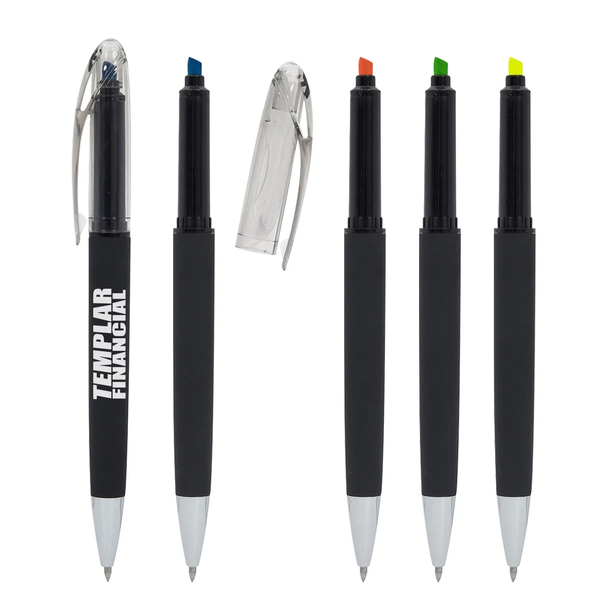 Sleek write pen with a built-in highlighter, 5.75 inches