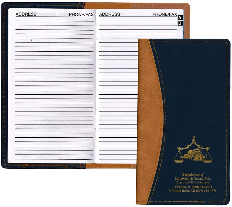 Custom Branded Address Book (Normandy) — view 3