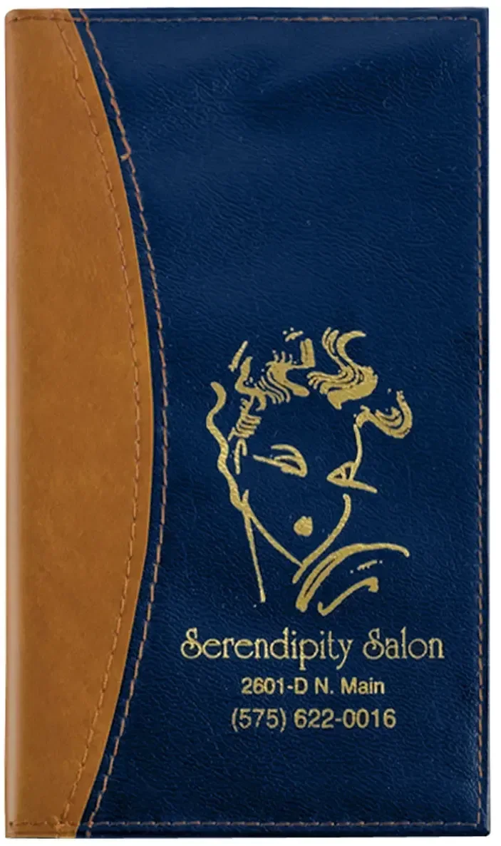 "Logo Luxe" Custom Promotional Vinyl Soft Cover Monthly Pocket Planner