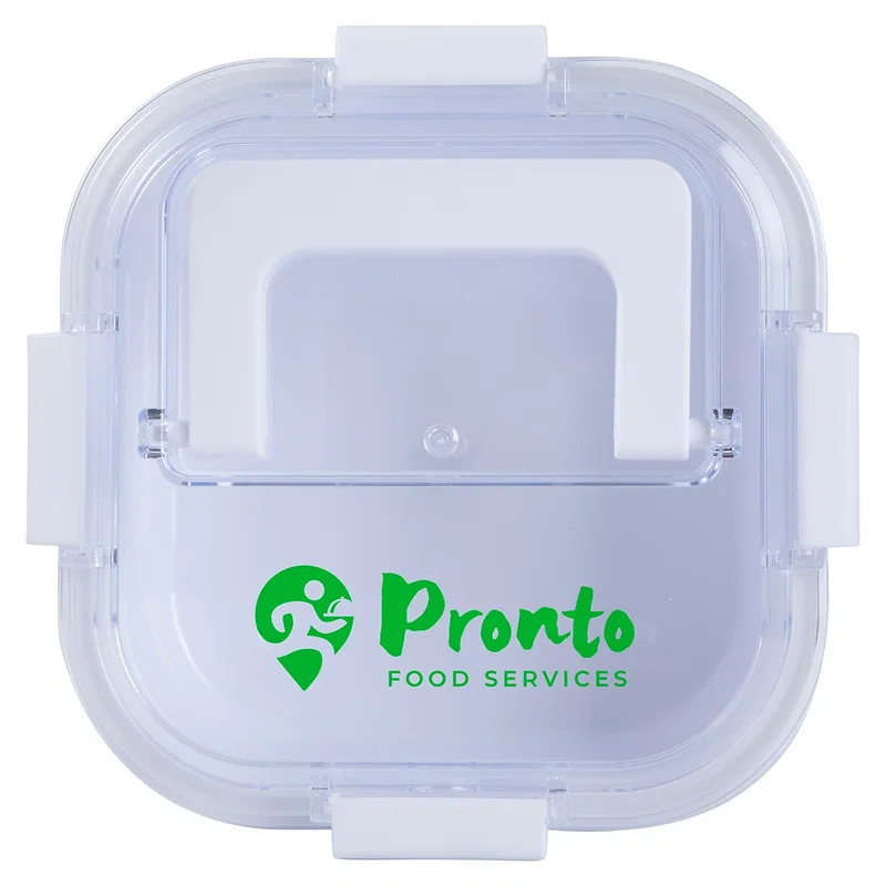 Custom Nosh Recycled Polypropylene Lunch Box shown in an alternate color option
