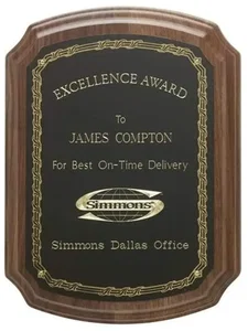 Notched Corner Plaque