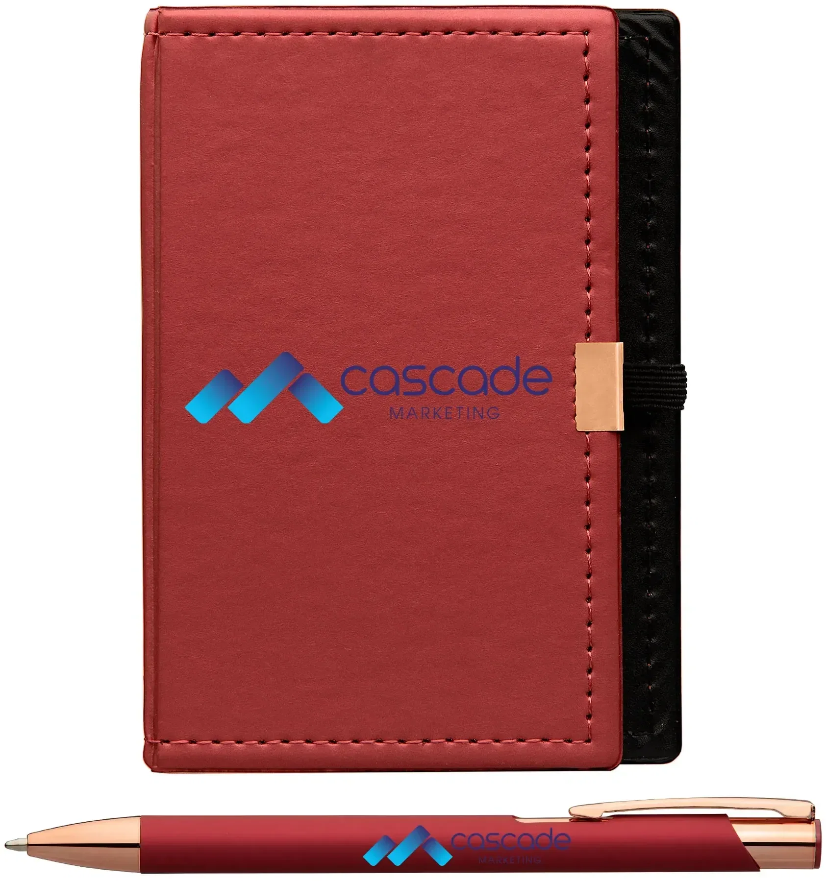 Note Caddy & Crosby Rose Gold Pen Gift Set - ColorJet — view 4