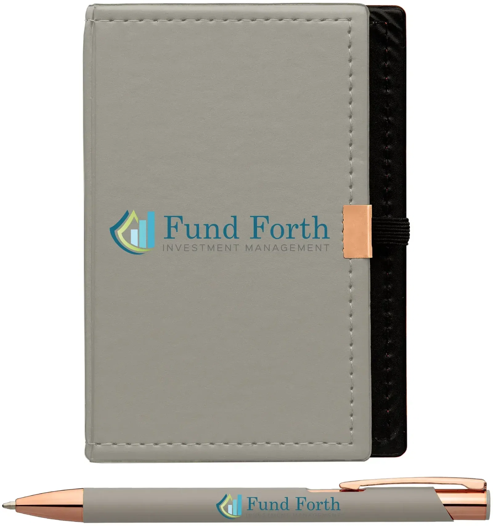 Note Caddy & Crosby Rose Gold Pen Gift Set - ColorJet — view 5
