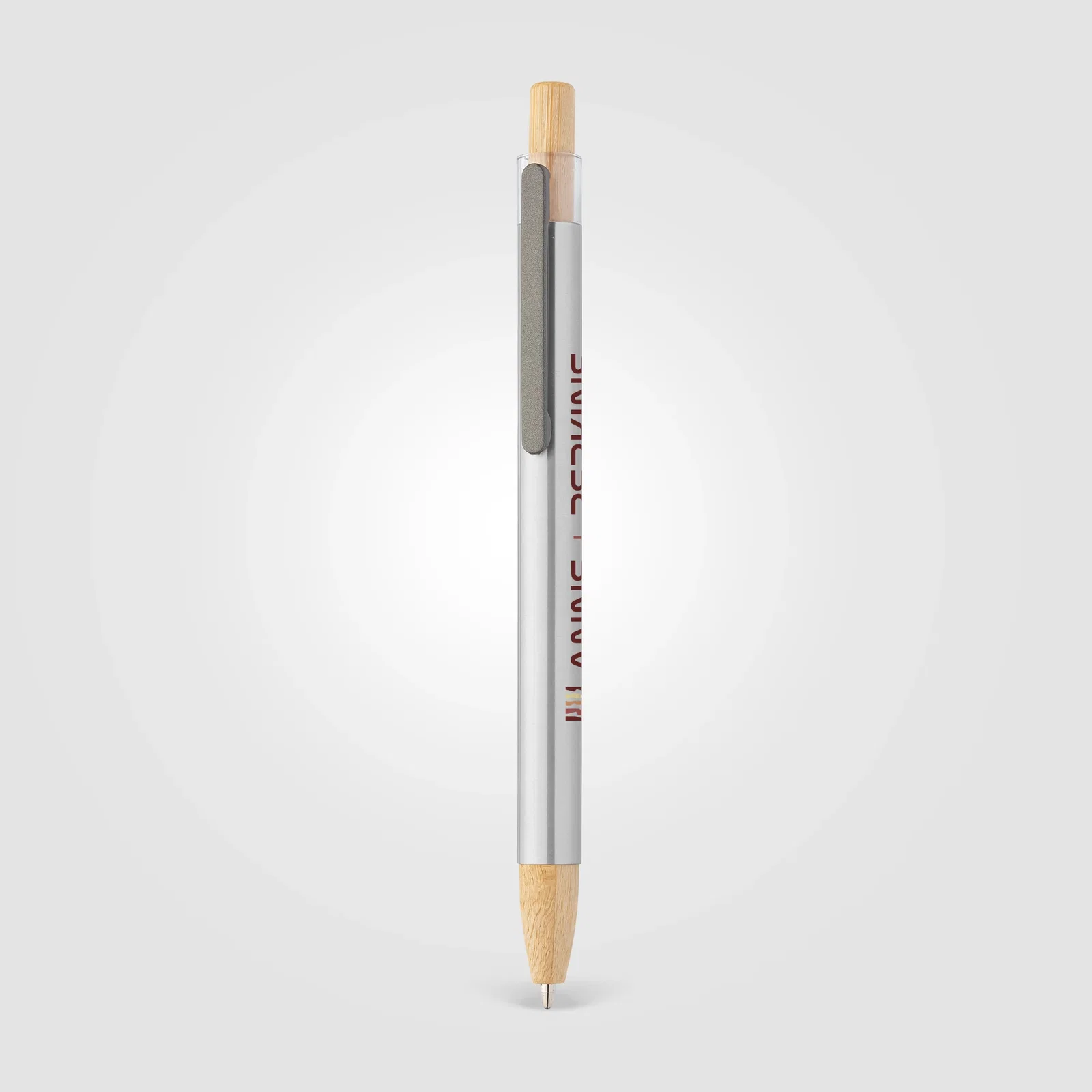 Nova Recycled Stainless Steel Pen - ColorJet — view 3
