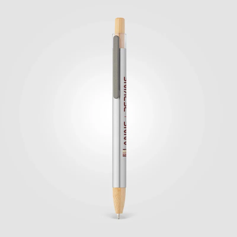 Nova Recycled Stainless Steel Pen - ColorJet — view 3