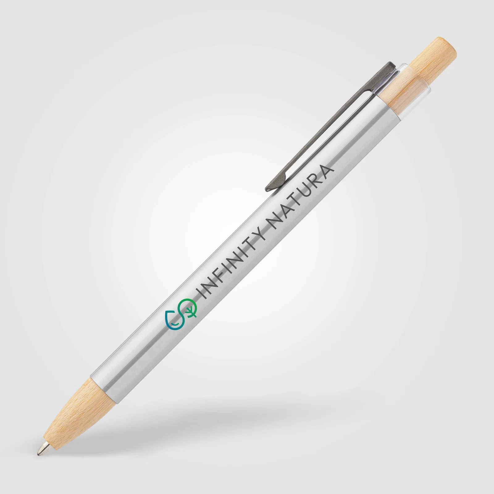 Nova Recycled Stainless Steel Pen - ColorJet — view 4