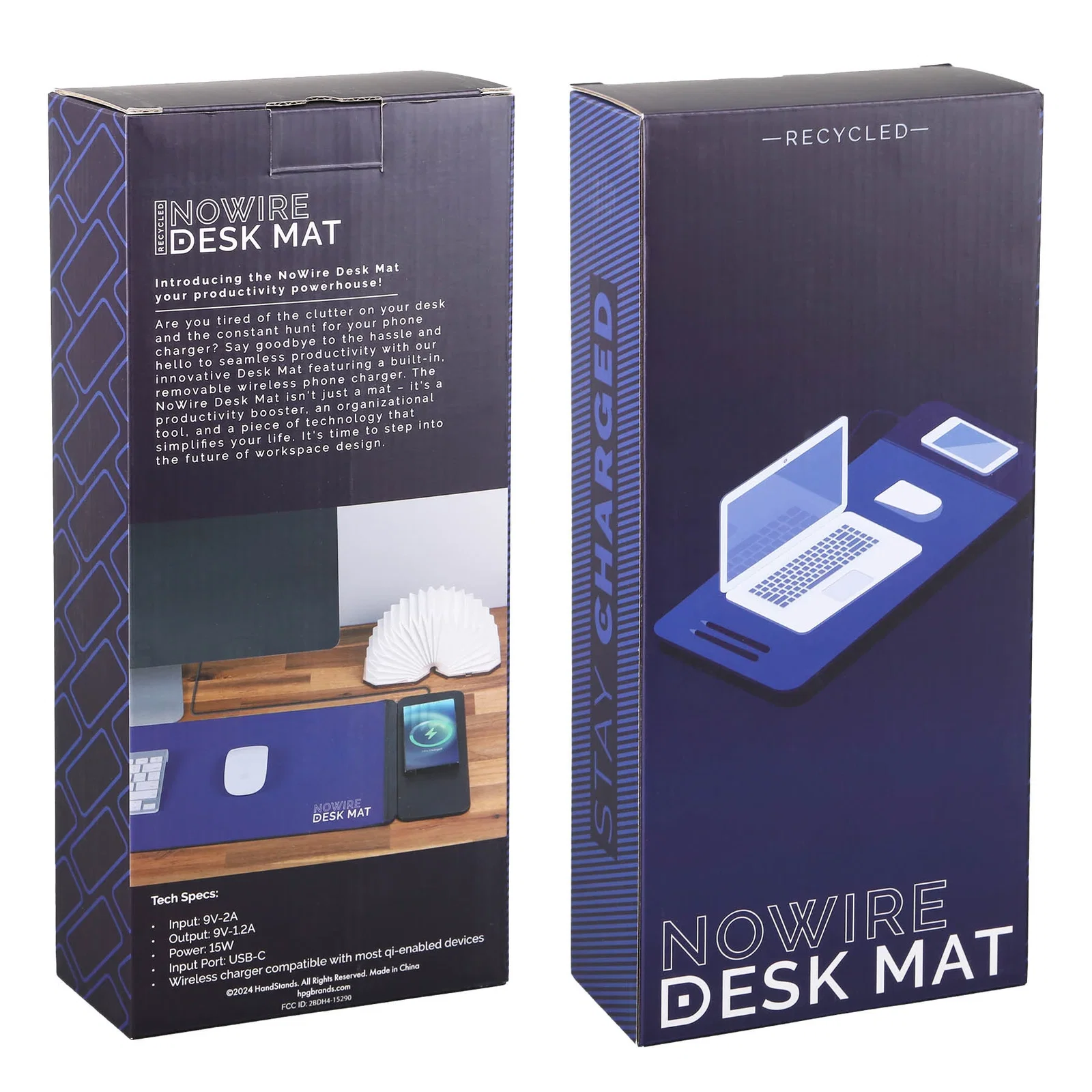 Nowire™ Recycled Desk Mat (Wireless Charging Pad) — view 8