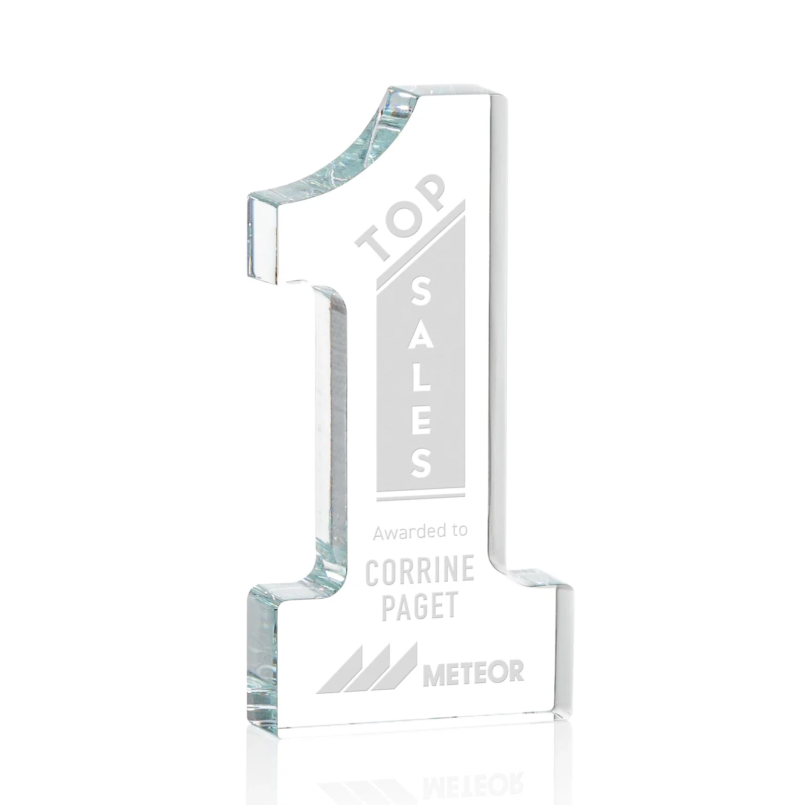 Number 1 Award — view 3